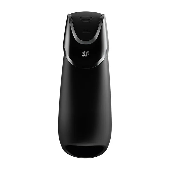Satisfyer Men Vibration+ USB Rechargeable Masturbator With App Control Black Satisfyer