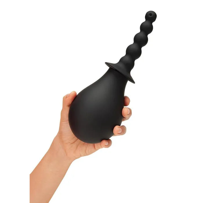 Xgen Products CleanScene 4 Piece Soft Squeeze Beaded Anal Douche Set With Flared Base 250ml Capacity With Free Travel Douche Included Xgen Products