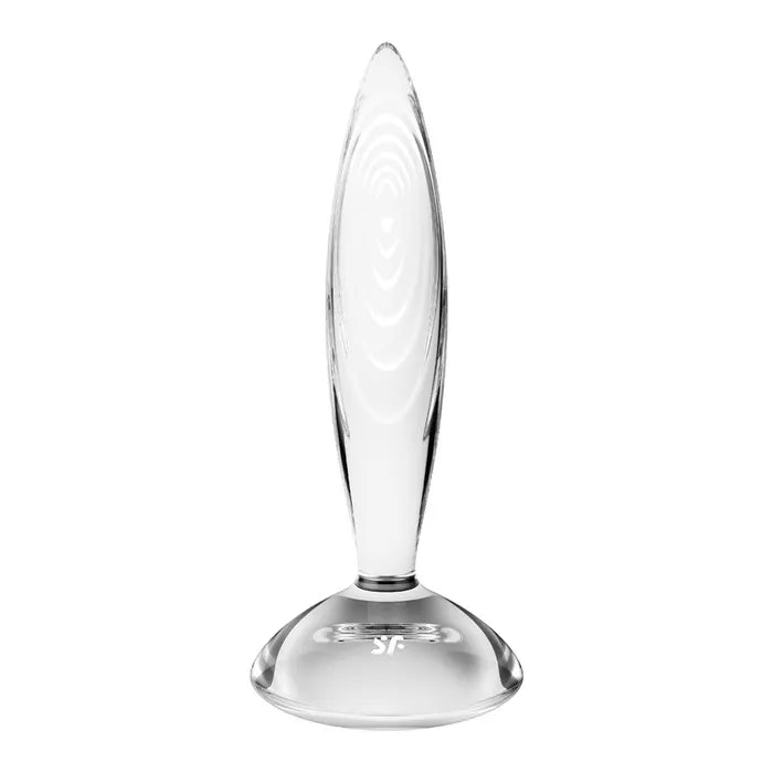 Satisfyer Sparkling Crystal Glass Butt Plug Clear Secondary image
