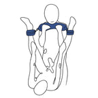 Pivot Positioning Bar Padded Position & Spreader Bar Black Sportsheets