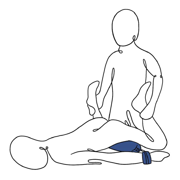 Pivot Positioning Bar Padded Position & Spreader Bar Black Sportsheets