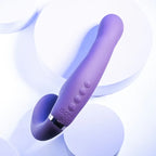 Evolved SHARE THE LOVE - Purple 22.9 cm USB Rechargeable Inflatable Strapless Strap-On Evolved