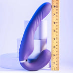 Evolved SHARE THE LOVE - Purple 22.9 cm USB Rechargeable Inflatable Strapless Strap-On Evolved