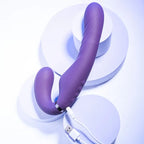 Evolved SHARE THE LOVE - Purple 22.9 cm USB Rechargeable Inflatable Strapless Strap-On Evolved