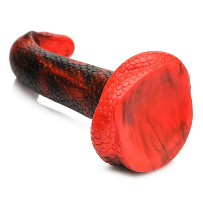XR Brands Creature Cocks King Cobra Silicone Fantasy Dildo 21.4cm Red XR Brands