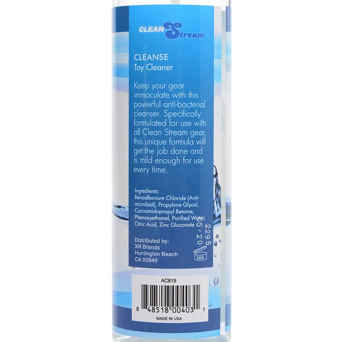 XR Brands CleanStream Cleanse Toy Cleaner 235ml Bottle XR Brands