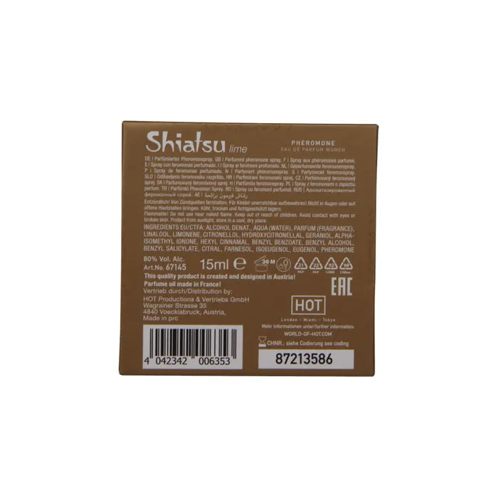 Hot Production Shiatsu Pheromone Eau De Parfum Pheromone Fragrance For Women 15ml Hot Production