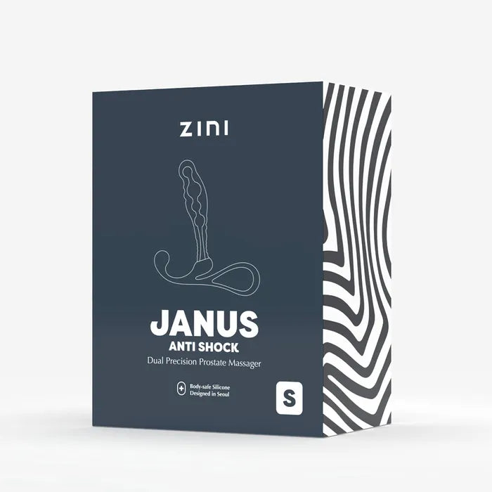 Zini Janus Anti Shock Prostate Massager Black Zini