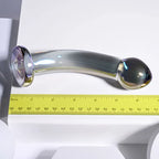 Playboy Pleasure JEWELS KING Glass Dildo 16.3cm Clear Playboy Pleasure