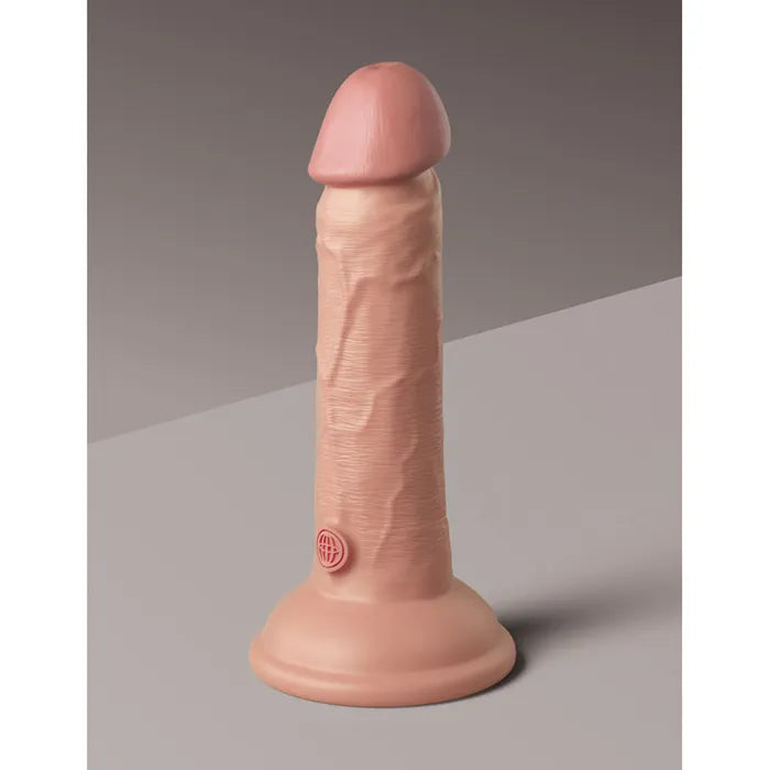 Pipedream King Cock Elite Dual Density Cock Dong 6 Inch Flesh Pipedream