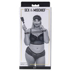 Sex & Mischief Knotty Brat Kit Bondage Kit 3 Piece Set Black Sportsheets