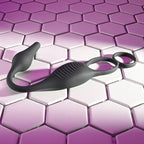 Zero Tolerance PLUG & TUG USB Rechargeable Vibrating Cock Ring With Anal Plug Black Zero Tolerance