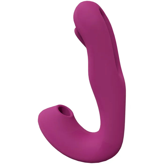 Shots Toys VIVE Yuna USB Rechargeable Flapping Vibrator With Air Pulsation Shots Toys