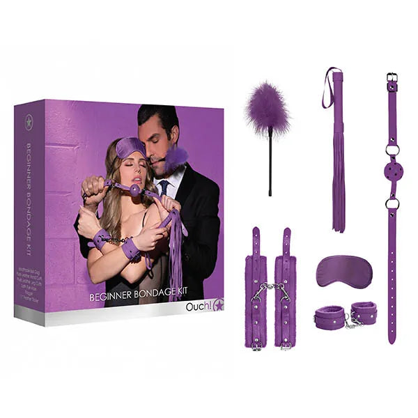 Ouch! Beginners Bondage Kit 5 Piece Set Shots Toys