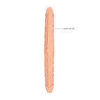 Shots Toys REALROCK Double Dildo 18 Inch Flesh Shots Toys