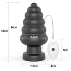 Lovetoy King Sized Vibrating Anal Cracker Vibrating Butt Plug XL 7 Inch Lovetoy