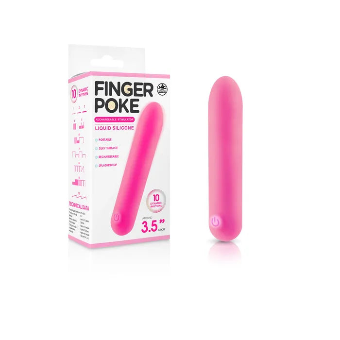 Excellent Power Finger Poke USB Rechargeable Bullet Vibrator 8.9cm Excellent Power