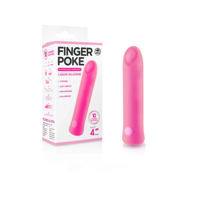 Excellent Power Finger Poke USB Rechargeable Bullet Vibrator 10cm Excellent Power
