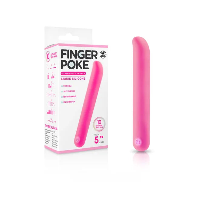 Excellent Power Finger Poke USB Rechargeable Bullet Vibrator 12.7cm Excellent Power