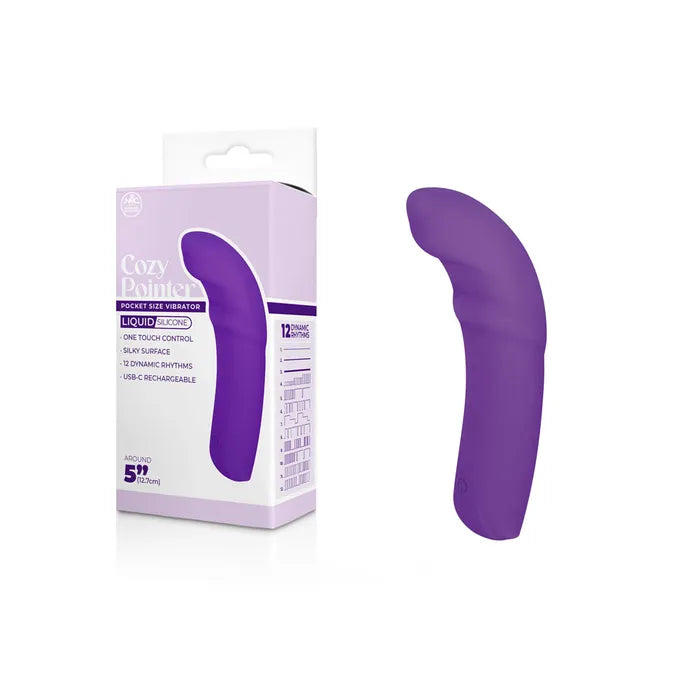 Excellent Power Cozy Pointer USB Rechargeable Curved Mini Vibrator