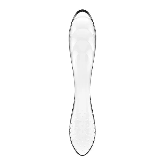 Satisfyer Dazzling Crystal 1 Glass Double Ended Dildo Clear Satisfyer