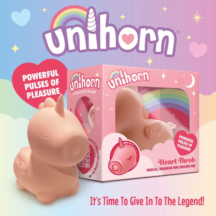 Creative Conceptions Unihorn Heart Throb USB Rechargeable Flicking Stimulator Creative Conceptions
