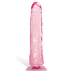 Adam & Eve Pink Jelly Realistic Dildo 8 Inch Pink Adam & Eve