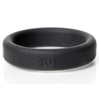 C1 Releasing Boneyard Silicone Cock Rings Set Of 5 Sizes Black C1 Releasing