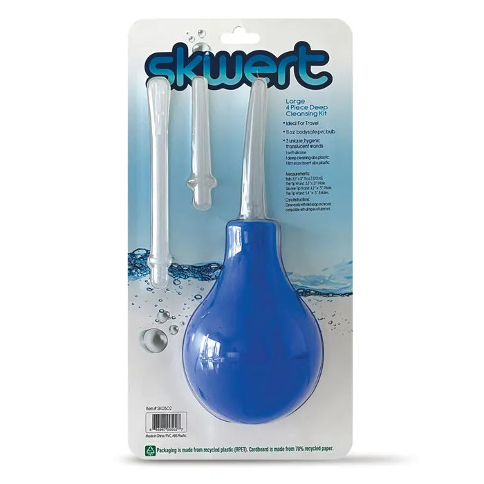 C1 Releasing Skwert Medium 325 ml Unisex Douche Kit 325ml / 11 Oz Blue C1 Releasing