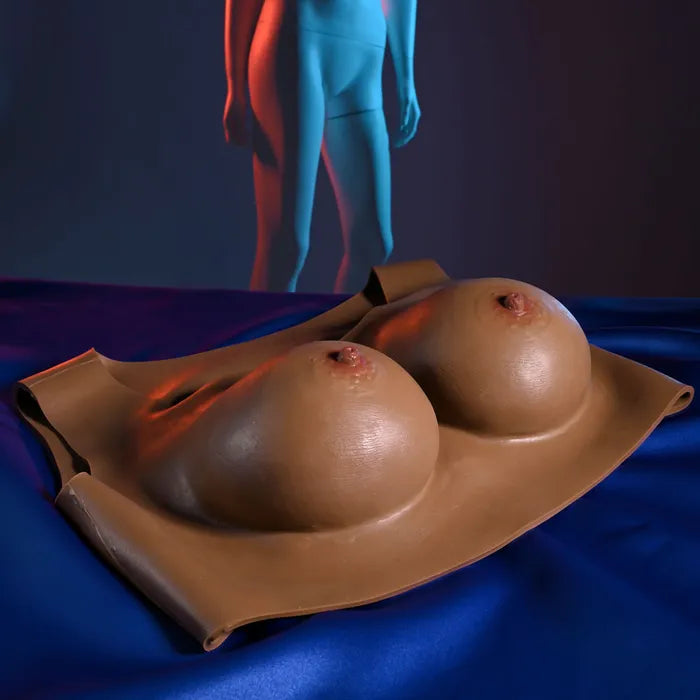 Gender X UNDERGARMENTS PLATE Dark Wearable Breasts C Cup Brown Gender X