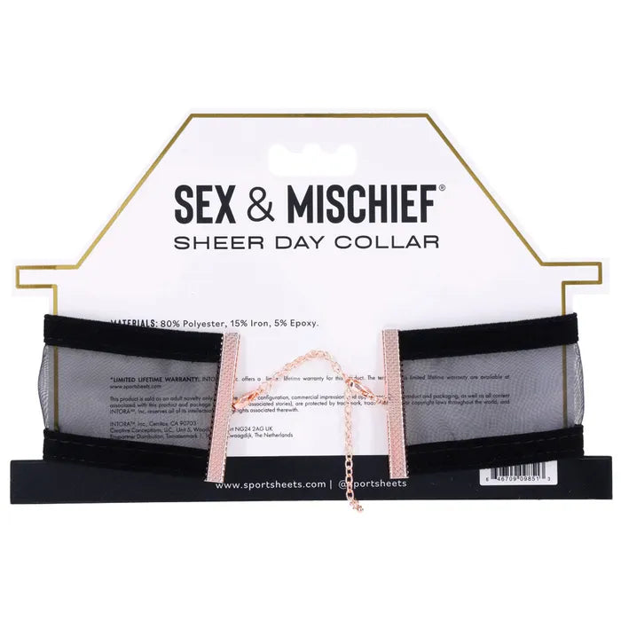 Sportsheets Sex & Mischief Sheer Day Collar Sportsheets