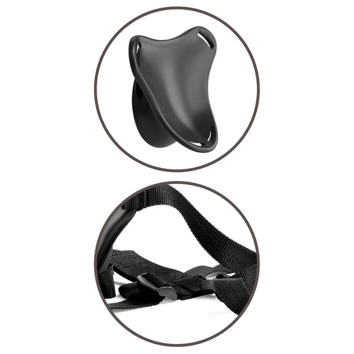 Pipedream King Cock Elite Beginners Body Dock Adjustable Strap On Harness (No probe included) Pipedream