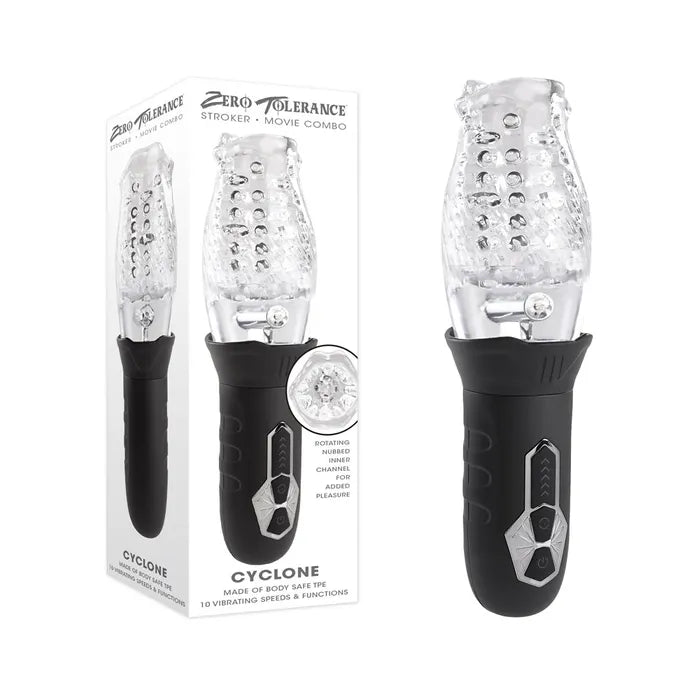 Zero Tolerance CYCLONE USB Rechargeable Spinning & Vibrating Stroker Zero Tolerance Main image