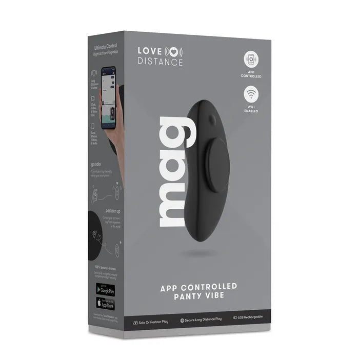 Xgen Products Love Distance MAG Rechargeable Panty Vibrator With App Control Xgen Products