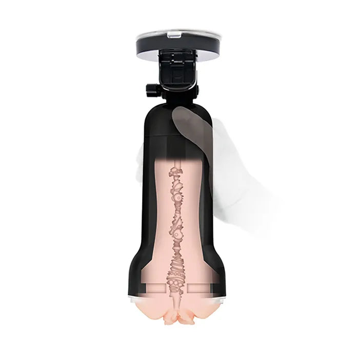 Zolo Personal Trainer Vagina Stroker With Suction Mount Flesh Zolo