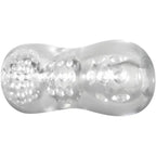 Adam & Eve Triple Chamber Ball Drainer Masturbator Sleeve Clear Adam & Eve