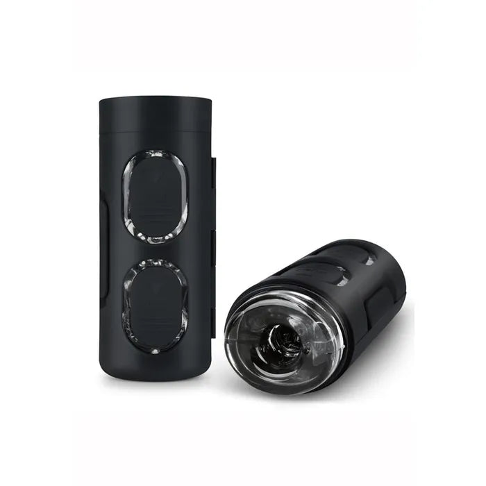 Zolo Strokemeister Squeezable Masturbator Black Zolo