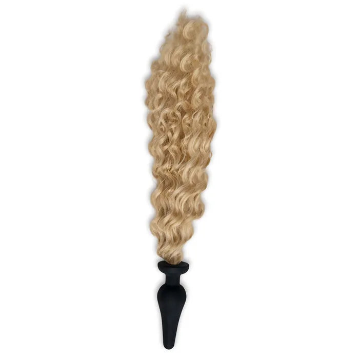 WhipSmart Furry Tales Silicone Butt Plug With Blonde Pony Tail WhipSmart