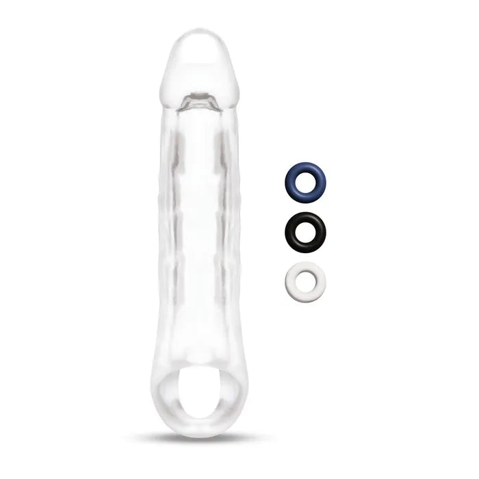 Xgen Products Size Up See Thru Penis Extender With Ball Loop 2 Inch