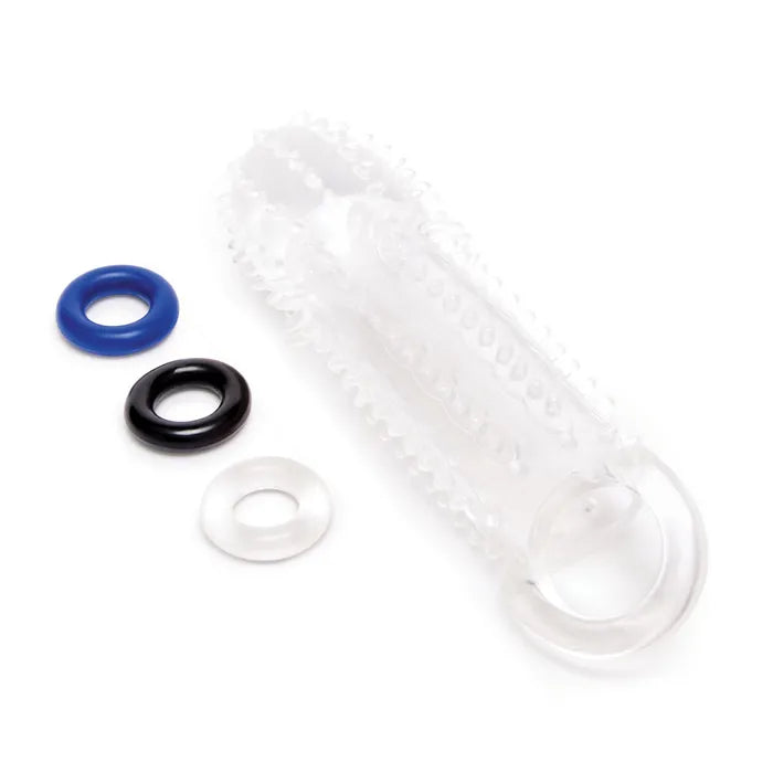 Xgen Products Size Up See Thru Stretch Penis Extension Sleeve 1.5 Inch Xgen Products