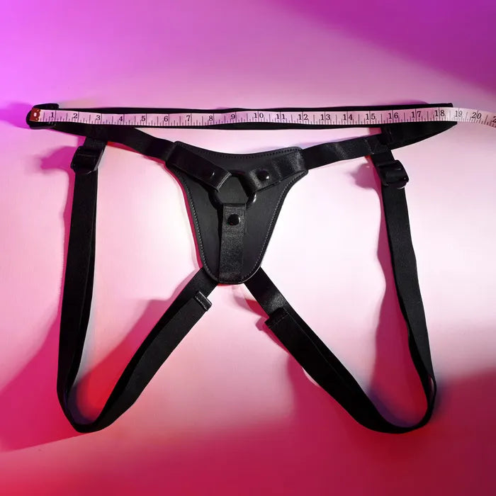 Gender X PLEASURE HARNESS - Black Adjustable Harness (No Probe Included) Gender X