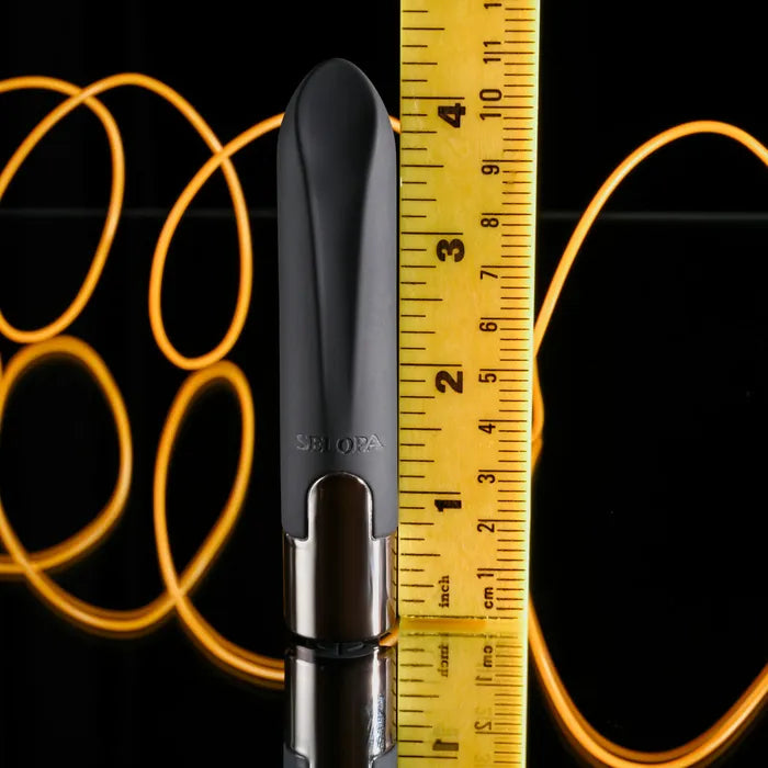 Selopa LITTLE BUDDY USB Rechargeable Vibrating Bullet Vibrator Black Selopa