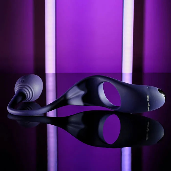 Zero Tolerance TIP TO TAIL USB Rechargeable Vibrating Butt Plug With Vibrating Cock Ring Zero Tolerance