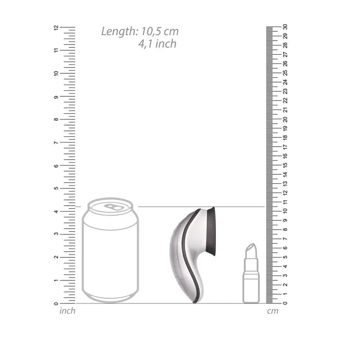 Shots Toys Twitch 1 USB Rechargeable Suction Vibrator Shots Toys