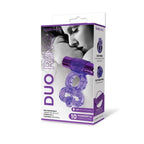 Bodywand Rechargeable Duo USB Rechargable Vibrating Cock Ring Purple Bodywand