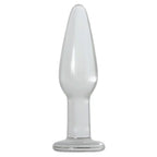 Adam & Eve Glass Anal Training Trio Glass Butt Plugs Set Of 3 Sizes Clear Adam & Eve