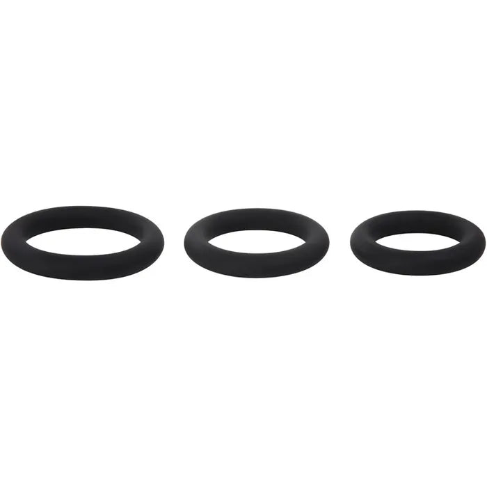 Adam & Eve Silicone Penis Ring Set Set Of 3 Sizes Secondary image