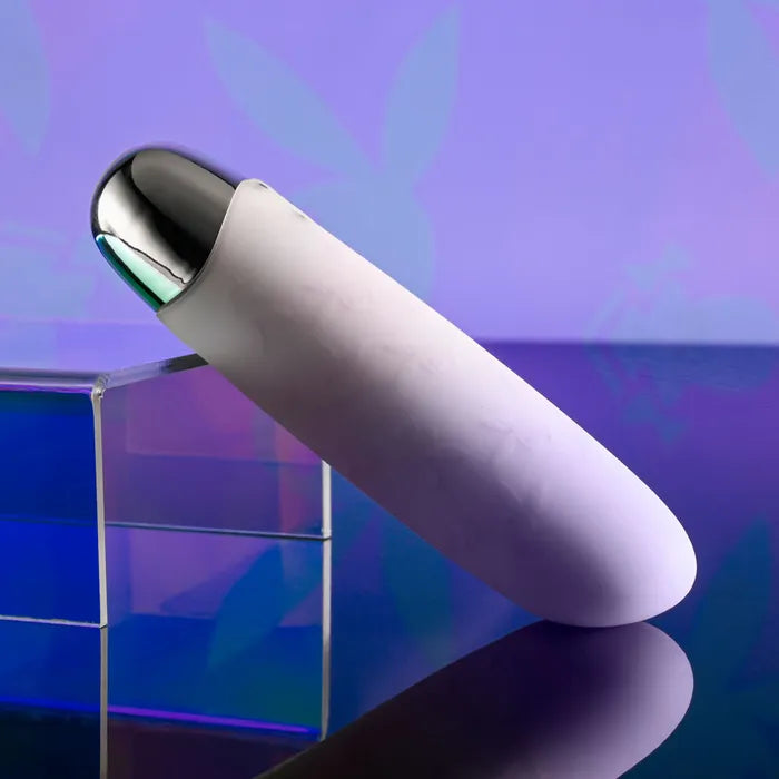 Playboy Pleasure BUNNY BUNCH USB Rechargeable Bullet Vibrator Pearl Playboy Pleasure