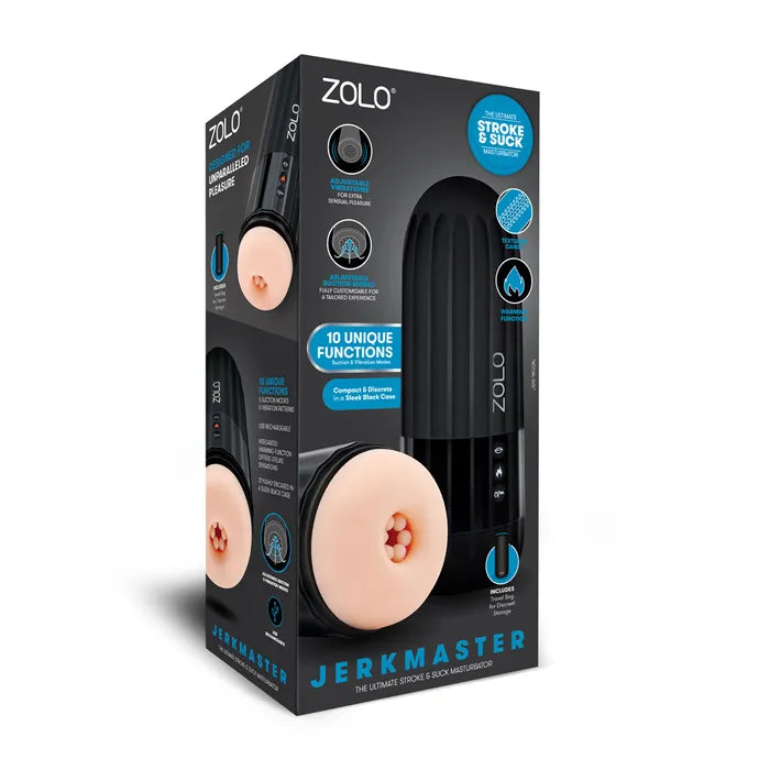 Zolo Jerkmaster USB Rechargeable Stroking & Sucking Masturbator Zolo