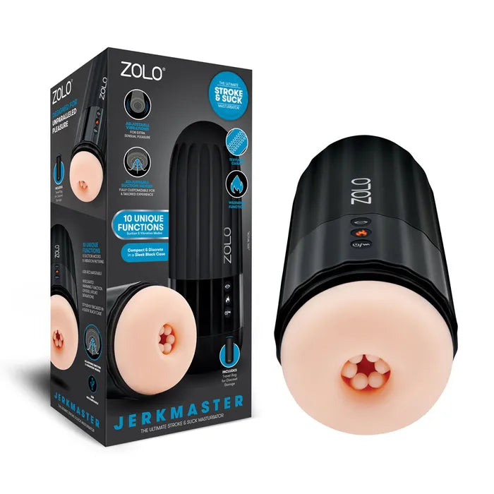 Zolo Jerkmaster USB Rechargeable Stroking & Sucking Masturbator Zolo